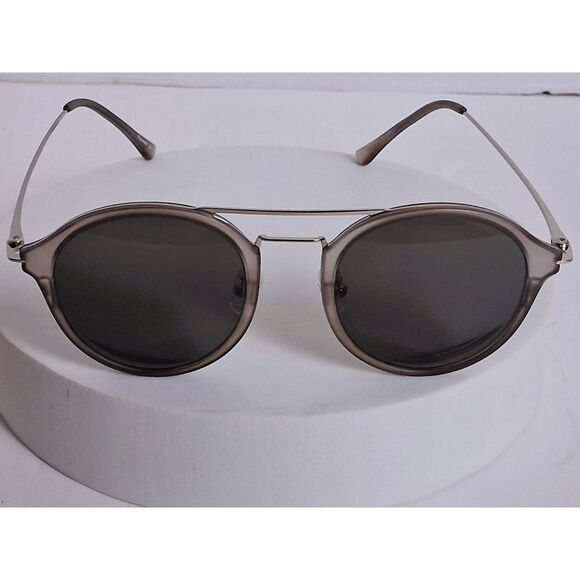 Firmoo Modern Aviator ST7227 49-21-143 Clear Gray Eyeglasses Frames - Picture 4 of 15